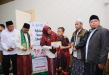 Hari Santri 2025 di Gelar Kitan Massal, Bupati Afni Apresiasi Baznas Siak