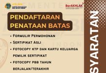 Kantor Pertanahan Buton Tengah Buka Layanan Pendaftaran Penataan Batas Tanah, Ini Syaratnya