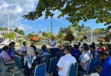 Ngopi di Bawah Pohon Rindang, Danlanal Ranai Ajak Wartawan Natuna Berbagi Cerita dan Gagasan