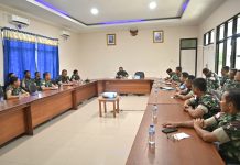Rapat Staf Danlanud RSA Natuna Tekankan Sinergi dan Respons Cepat Satuan Kerja