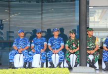 Latihan Force Down Koopsudnas 2025, Danlanud RSA Natuna Saksikan Aksi Sukhoi Amankan Udara RI