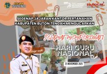 Kantah Buton Tengah Ucapkan Selamat Hari Guru Nasional 2025