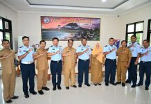 Danlanud RSA Terima Kunjungan PGRI Natuna, Perkuat Sinergi Pendidikan dan Bela Negara