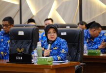 Bupati Siak Upayakan Cari Solusi Irigasi Bungaraya Meski Bukan Kewenangan Daerah.