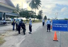 Satpomau Lanud RSA Natuna Gelar Operasi Gaktibplin Waspada Wira Garuda