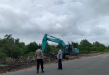 Polres Natuna Turun Tangan Tangani Sampah Meluber di TPS Pering, Kapolres Kerahkan Alat Berat