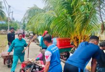 Kepala Desa Telaga Pimpin Gotong Royong Serentak Sambut Hari Bersih Sampah Nasional