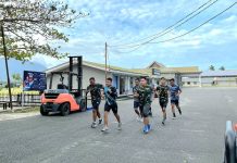 Personel Lanud Raden Sadjad Natuna Lari Siang, Siapkan Diri Ikuti Pendidikan