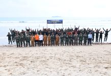 Lanud RSA Dukung Latihan Survival Dasar Grup 4 Khusus, Penutupan Digelar di Pantai Tanjung Natuna