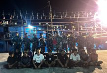 Lanal Ranai Terima Serah Terima KM Bintang Sejahtera 10 dari KRI SRE-386, Diduga Terlibat Narkotika dan Pelanggaran Dokumen