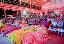 Kasmarni Hadiri 143 Tahun Vihara Cin Bu Kiong di Desa Titi Akar