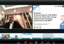 Sosialisasi Regulasi tentang Organisasi dan Tata Kerja, Sekjen ATR/BPN Tekankan Empat Pesan Strategis