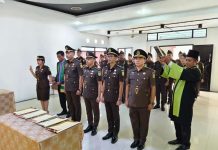 Kejari Natuna Lantik Sejumlah Pejabat, Perkuat Kinerja Penegakan Hukum
