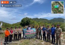 Apel Gabungan dan Patroli Karhutla di Jemaja, Personil Koramil 04/Letung Turun Langsung Edukasi Warga
