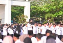 Apel Perdana Pasca Lebaran, Bupati Siak Tekankan ASN Harus Survive Hadapi Tekanan Fiskal