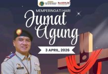 Kepala Kantor Pertanahan Buton Tengah Sampaikan Ucapan Selamat Memperingati Jumat Agung 2026