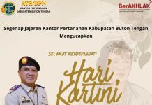 Kantor Pertanahan Buton Tengah Peringati Hari Kartini 2026, Tegaskan Peran Strategis Perempuan
