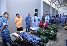 Sambut HUT ke-80 TNI AU, Lanud RSA Natuna Gelar Donor Darah, Wujud Pengabdian Tanpa Batas