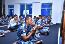 Lanud Raden Sadjad Natuna Gelar Doa Bersama Serentak jelang HUT ke-80 TNI AU