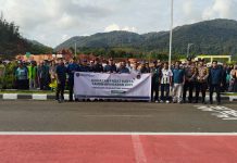 Serka Didih Hadiri Kegiatan Padat Karya di Bandara Letung
