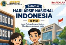Kantor Pertanahan Buton Tengah Peringati Hari Kearsipan Nasional 2026