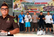 Berbagi di Hari Raya Idul Adha, Kajari Natuna Merawat Kebersamaan dengan Insan Pers