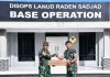 Lanud RSA Natuna Terima Bantuan Peralatan Kebersihan dari Pangkogabwilhan II