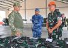 Danlanud RSA Dampingi Pangkogabwilhan I Tinjau Kesiapan Arhanud di Natuna