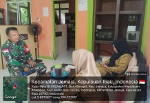 Serka Didih Jalin Komunikasi dengan Aparat Desa Batu Berapit, Bahas Pelayanan dan Kondisi Wilayah