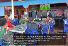Nobar Piala Dunia 2026, Babinsa Koramil 04/Letung Pererat Silaturahmi dengan Warga Jemaja
