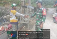 Koptu Fian Hendratmo Bantu Warga Bangun Rumah, Pererat Silaturahmi Melalui Komsos