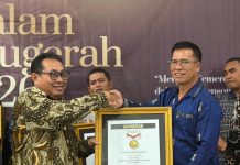 Bupati Aneng Raih Anugerah Tokoh Inspiratif SMSI 2026, Anambas Kembali Dikenal di Tingkat Nasional
