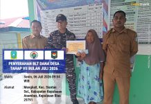 Kepala Desa Mengkait Ajak Warga Siaga Cuaca Ekstrem Saat Penyaluran BLT Dana Desa Tahap VII Juli 2026