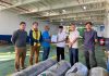 PBSI Natuna Serahkan Hibah Karpet Badminton untuk Dukung Pembinaan Atlet di Pulau Midai
