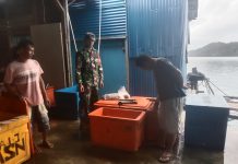Babinsa Koptu Fian Hendratmo Pinta Nelayan Utamakan Keselamatan Saat Melaut
