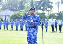 Sampaikan Amanat KASAU, Danlanud RSA Tekankan Profesionalisme dan Kedisiplinan Prajurit