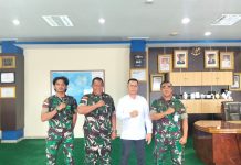 Lanud Raden Sadjad Natuna Perkuat Koordinasi dengan Pemerintah Kabupaten Kepulauan Anambas