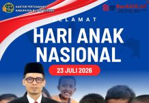 Kantah Buton Tengah Mengucapkan Selamat Memperingati Hari Anak Nasional 2026