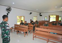 Perkuat Mental dan Karakter Prajurit, Personel Lanud Raden Sadjad Gelar Ibadah Rutin Lintas Agama