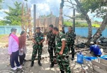 Danlanud RSA Tinjau Revitalisasi TK Angkasa, Pastikan Pembangunan Tepat Waktu dan Berkualitas