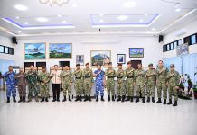 Danlanud RSA Lepas Taruna Akademi TNI Usai Jalani Bhakti di Natuna
