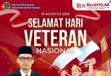 Peringatan Hari Veteran Nasional 2026, Kantor Pertanahan Buton Tengah Ajak ASN Teladani Semangat Perjuangan Pahlawan
