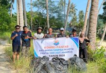 KOMBE-PANTAS Kumpulkan 100 Kg Sampah Plastik dalam Aksi Merdeka Sampah di Anambas