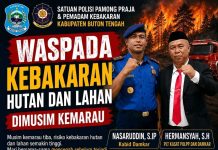 Antisipasi Musim Kemarau, Satpol PP dan Damkar Buton Tengah Imbau Masyarakat Hindari Pembakaran Lahan dan Hutan
