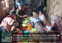 Babinsa Koramil 04/Letung Perkuat Silaturahmi dengan Warga Lewat Halalbihalal Maulid Nabi