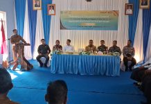 Hadiri Pelantikan BPD Tiga Desa, Danramil 04/Letung Perkuat Sinergi dengan Pemerintah dan Masyarakat