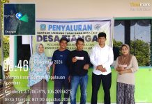 Pemdes Tiangau Salurkan BLT DD Agustus 2026 kepada 27 KPM, Kades Imbau Warga Waspadai Cuaca Ekstrem