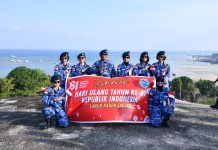Lanud Raden Sadjad Bersama Instansi Natuna Semarakkan Persiapan HUT Ke-81 RI