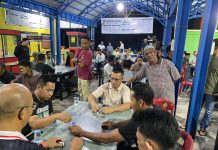 Buka Turnamen Domino HUT RI di Tarempa Barat, Bupati Aneng Ikut Bertanding