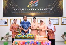 HUT ke-38 Yasarini, Danlanud RSA Apresiasi Pengabdian Yasarini dalam Memajukan Pendidikan di Natuna